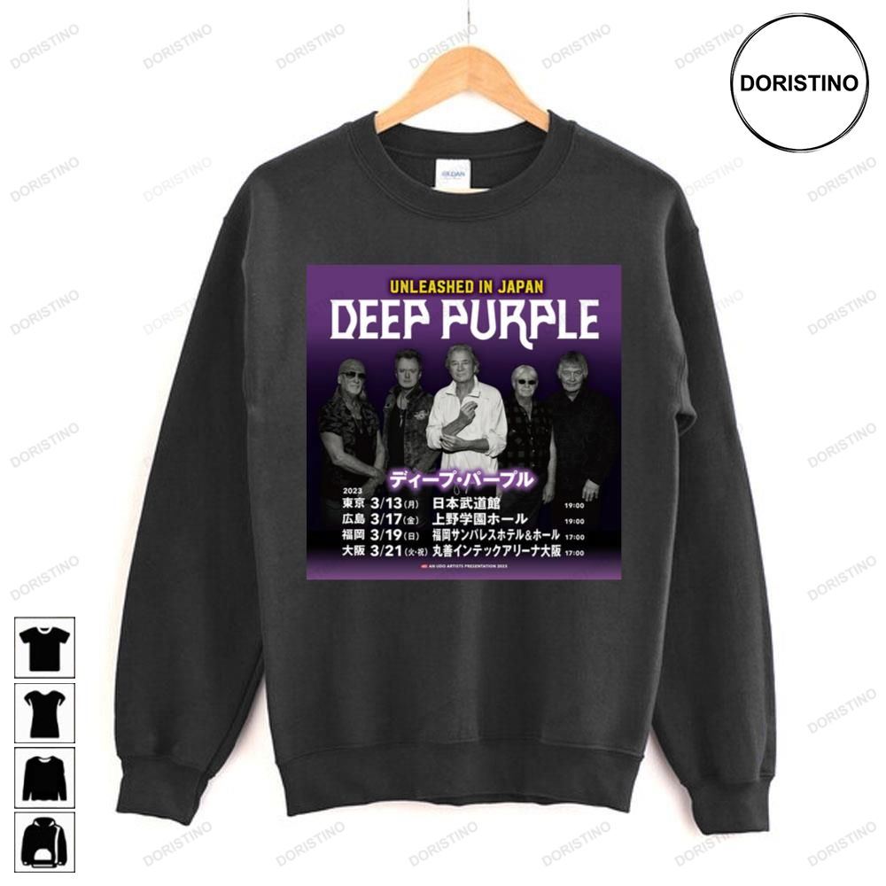 Uleashed In Japan Deep Purple Awesome Shirts